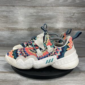 Adidas Mens Trae Young 1 GY0295 White Basketball Shoes Sneakers Size 8.5